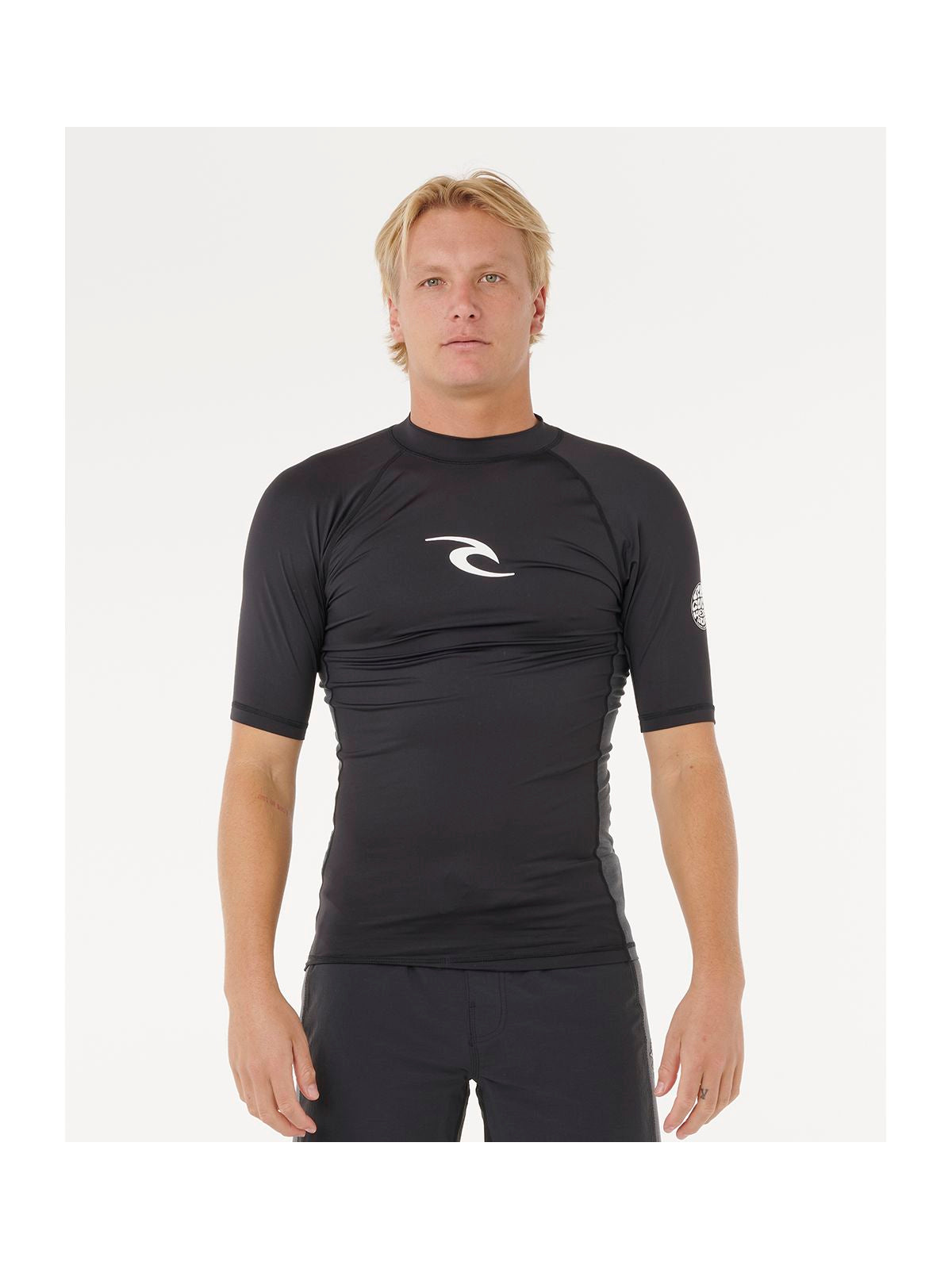 Lycra RIP CURL WAVES UPF PERF S/S czarna