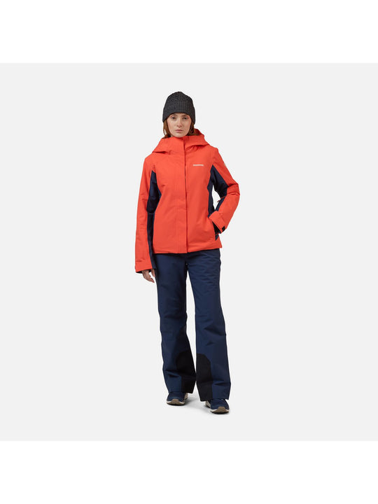Kurtka narciarska damska ROSSIGNOL W VELIKA INSULATED JKT pomarańczowa
