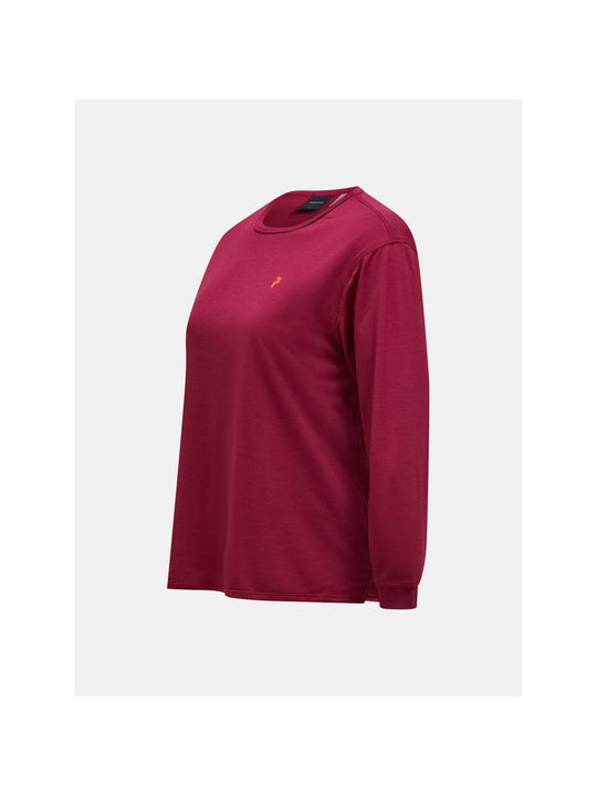 Koszulka PEAK PERFORMANCE Trail Longsleeve Women bordowy
