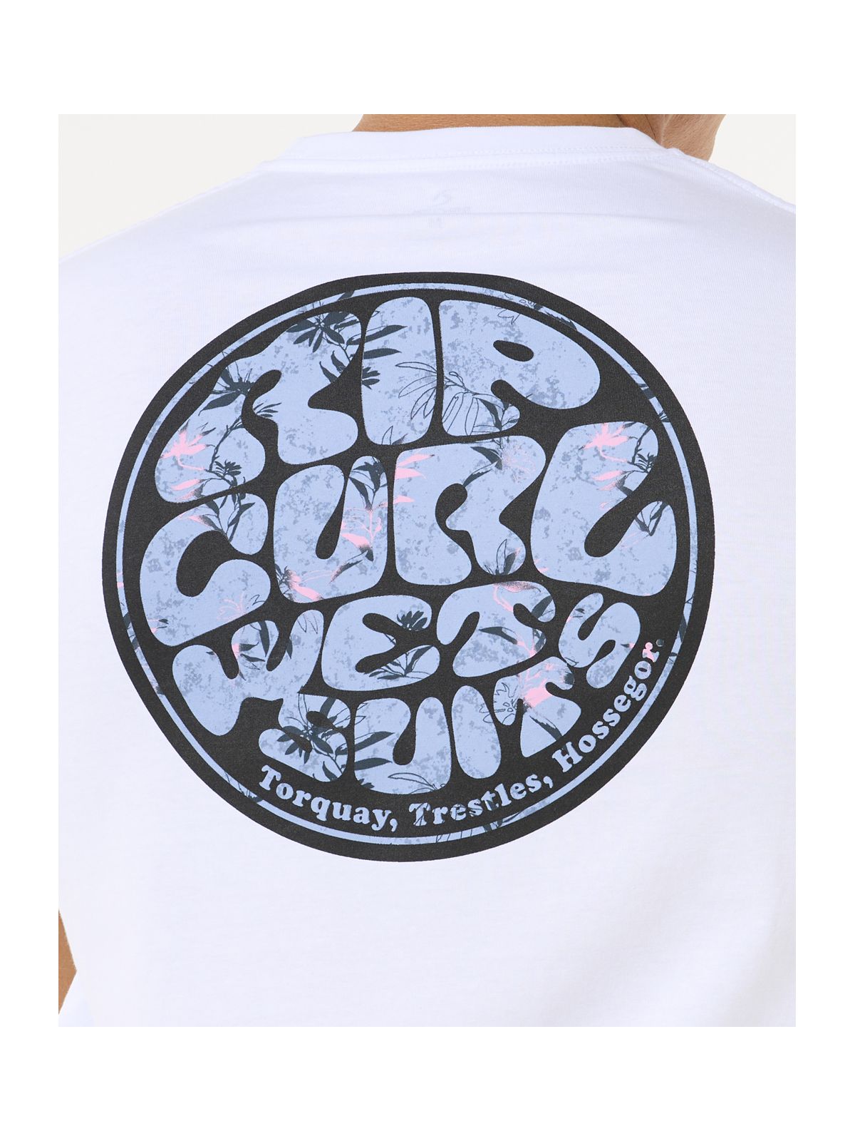 Koszulka RIP CURL Wettie Passage Icon Tee biały