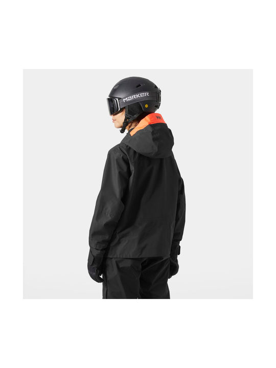 Kurtka narciarska damska HELLY HANSEN W EMIKO SHELL JACKET czarna
