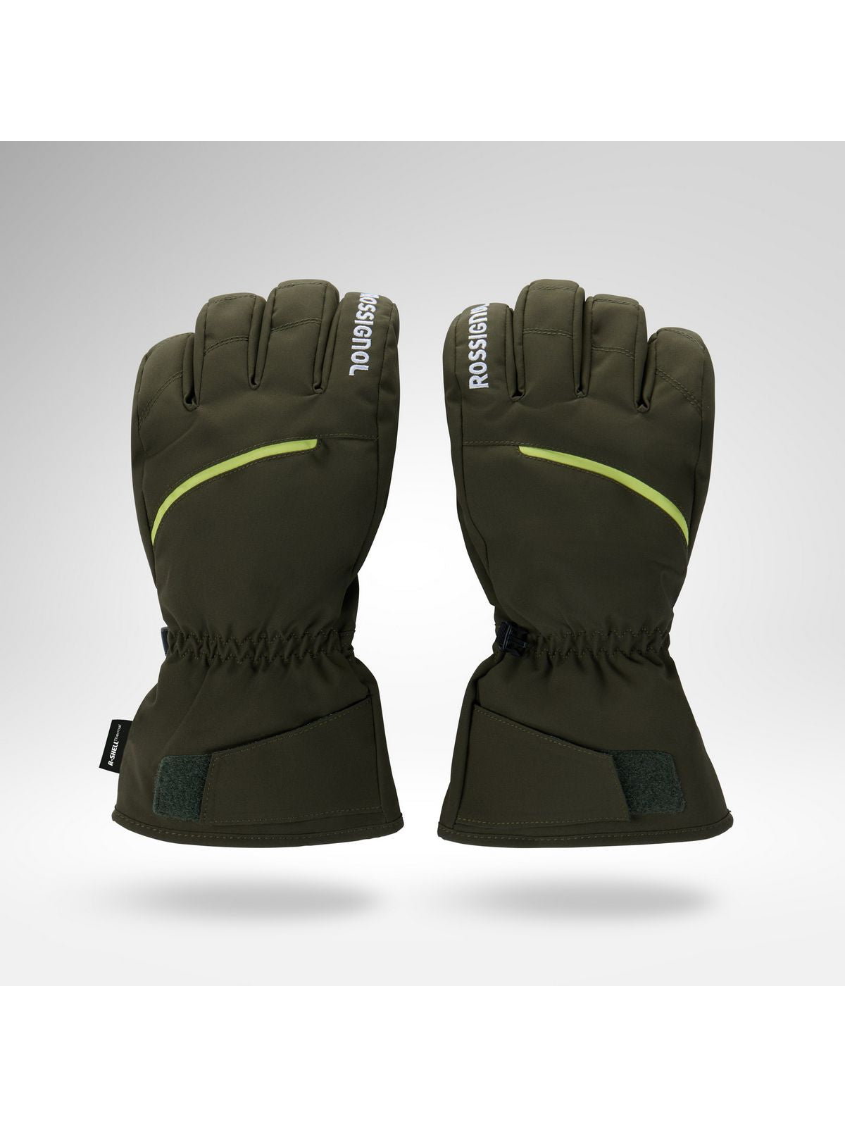 Rękawice narciarskie męskie ROSSIGNOL M Perf Ski Gloves R-Shell Ther zielone
