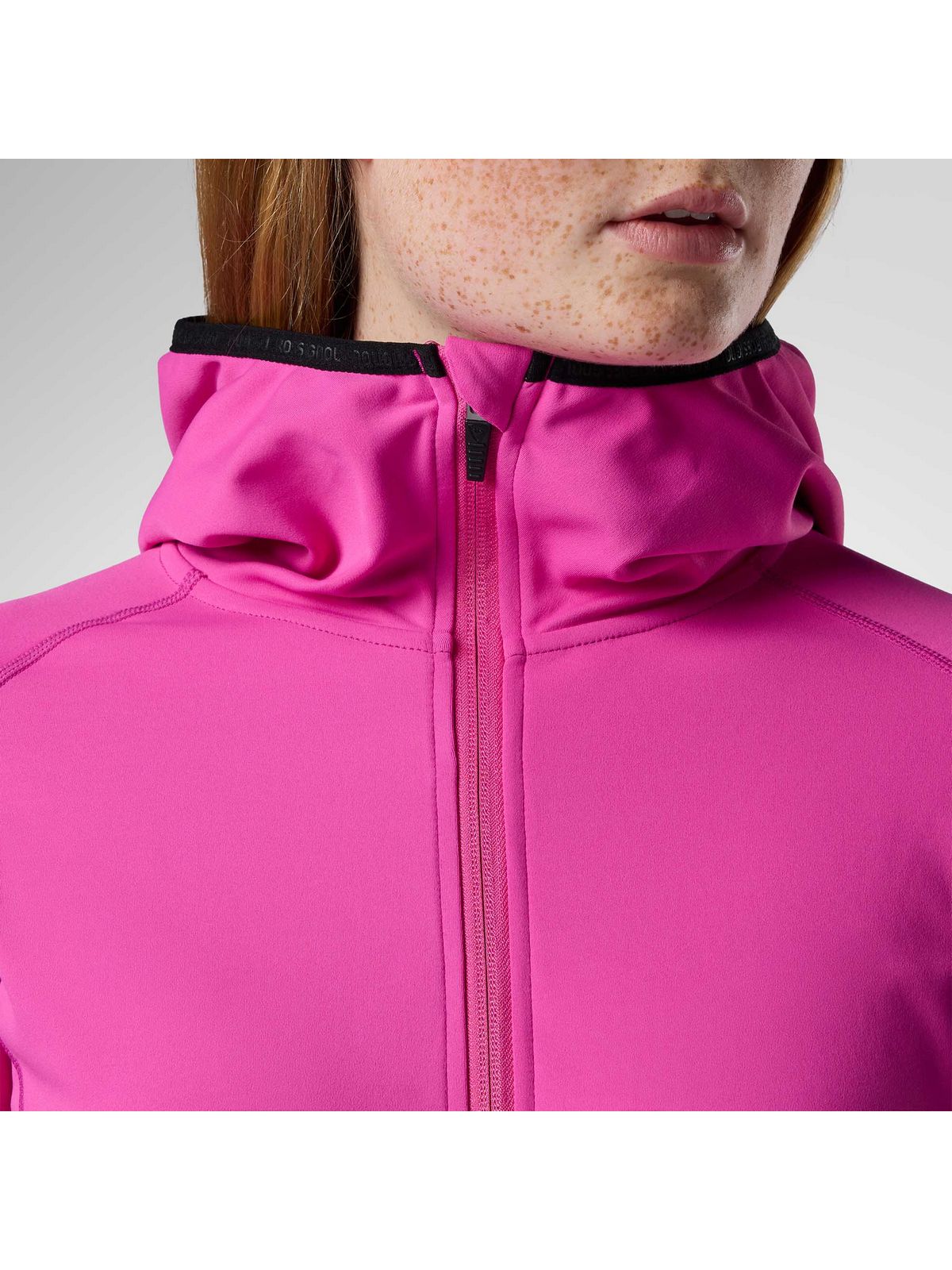 Bluza damska ROSSIGNOL W Mid Layer Thin Fz różowa