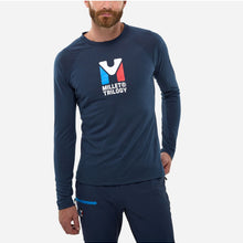 Koszulka męska MILLET Trilogy Wool Ts Ls M granatowa
