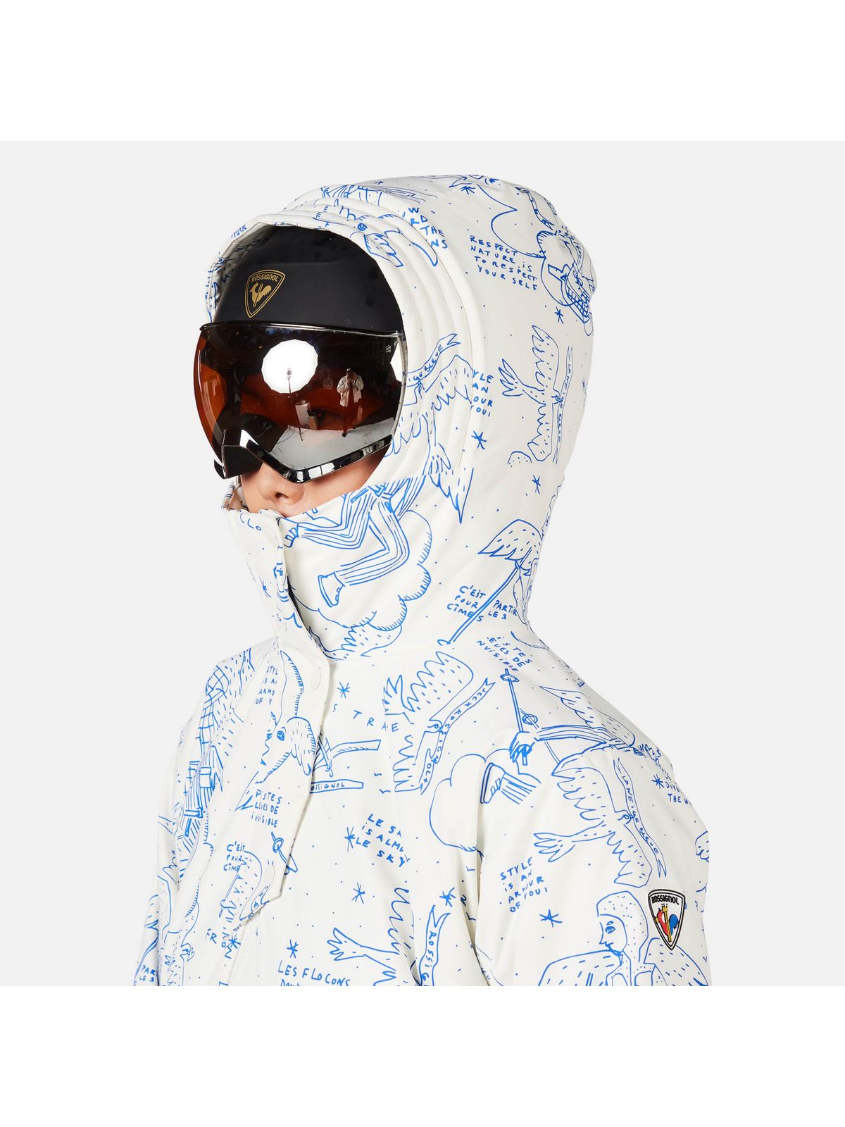 Kurtka narciarska damska ROSSIGNOL W JCC SUBLIM JKT biały