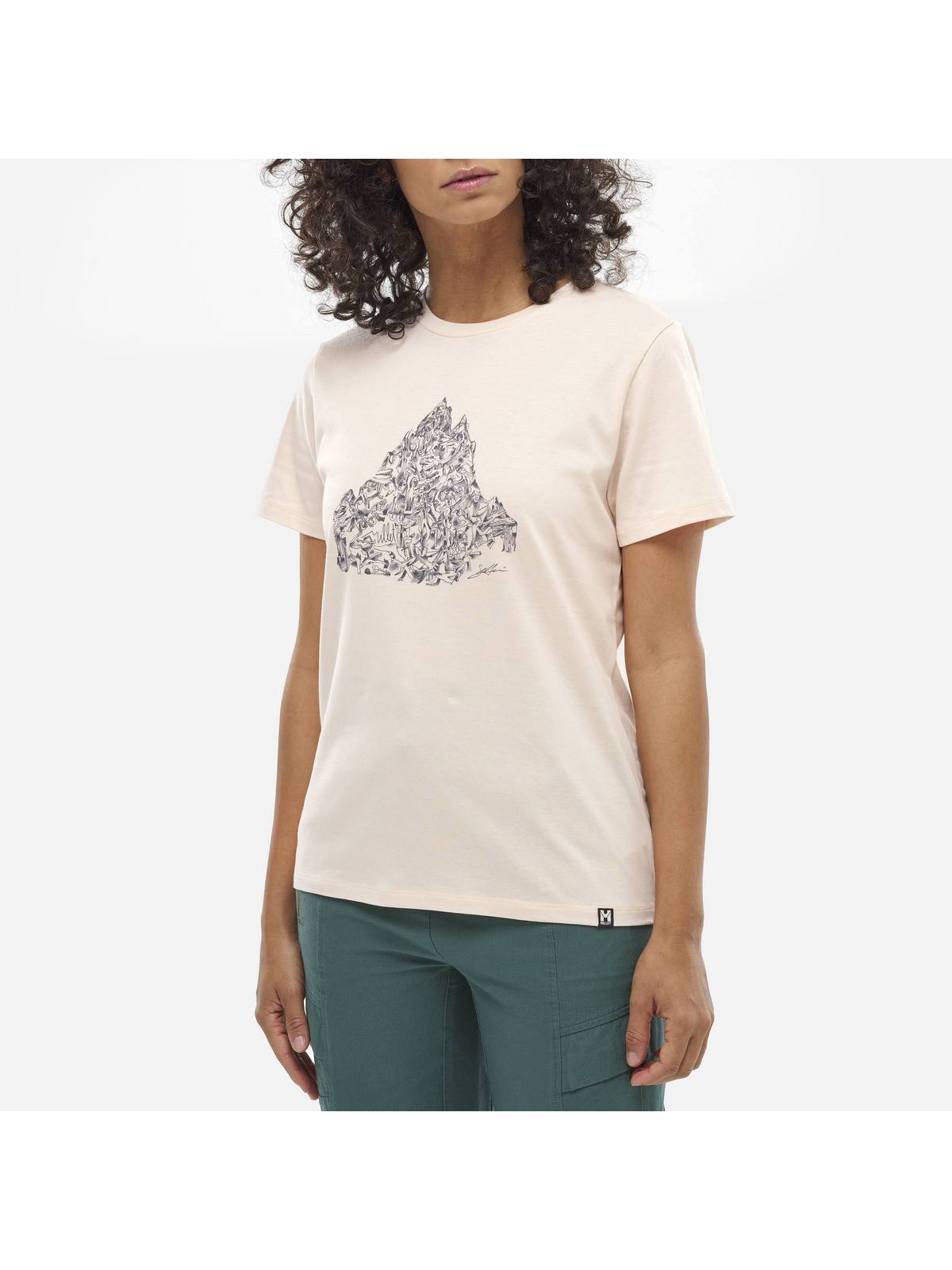 Koszulka MILLET CIMAICOLLAB TS SS W żółty - Adventure Sports