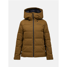 Kurtka narciarska damska PEAK PERFORMANCE Shred Down Ski Jacket brązowa
