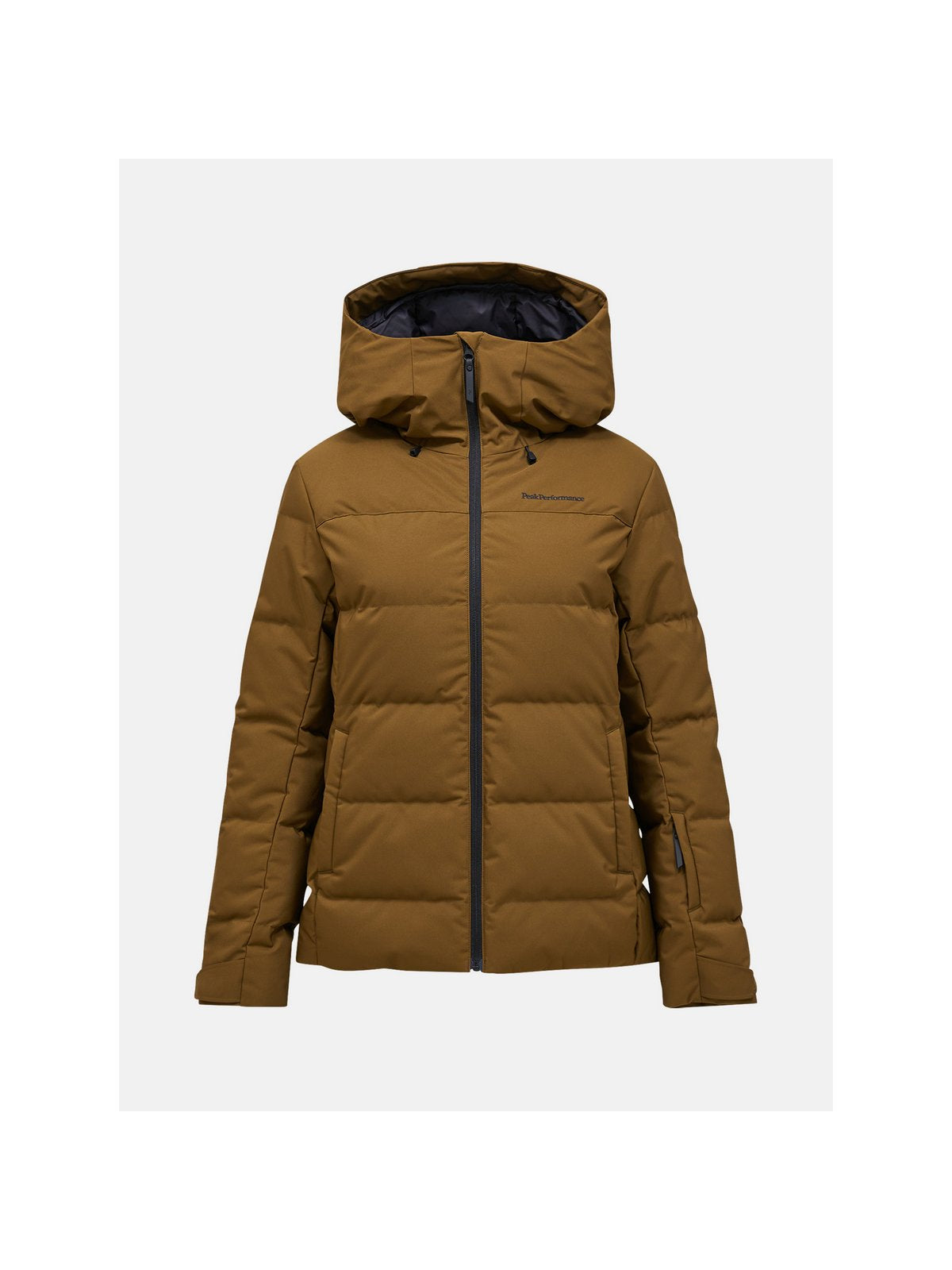 Kurtka narciarska damska PEAK PERFORMANCE Shred Down Ski Jacket brązowa
