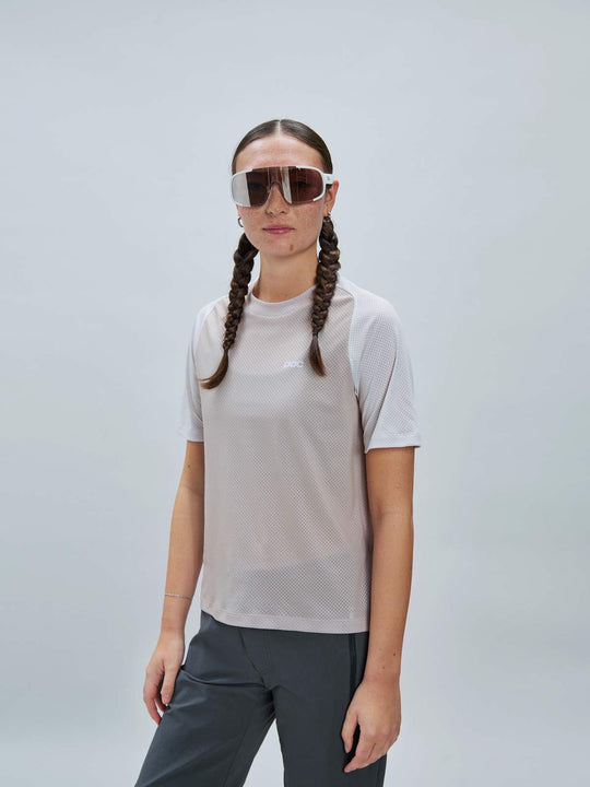 Koszulka rowerowa damska POC W’s Motion Air Jersey beżowa - Adventure Sports
