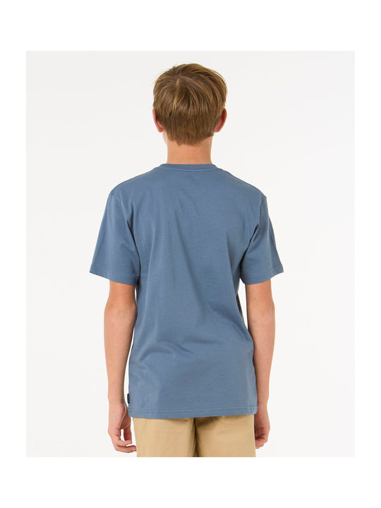 Koszulka RIP CURL Raw Energy Frame Tee - Boy granatowy
