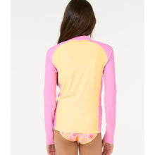 Lycra RIP CURL Classic Surf Ls Rash Vest-Girl pomarańczowy

