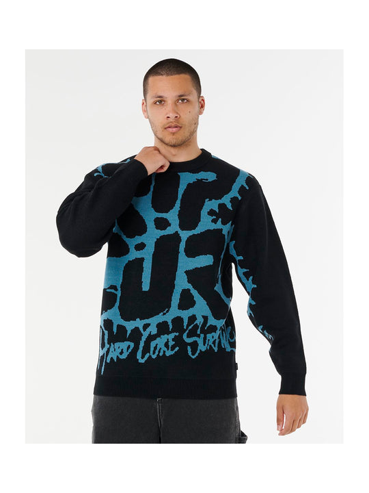 Sweter RIP CURL MIX KNIT czarny
