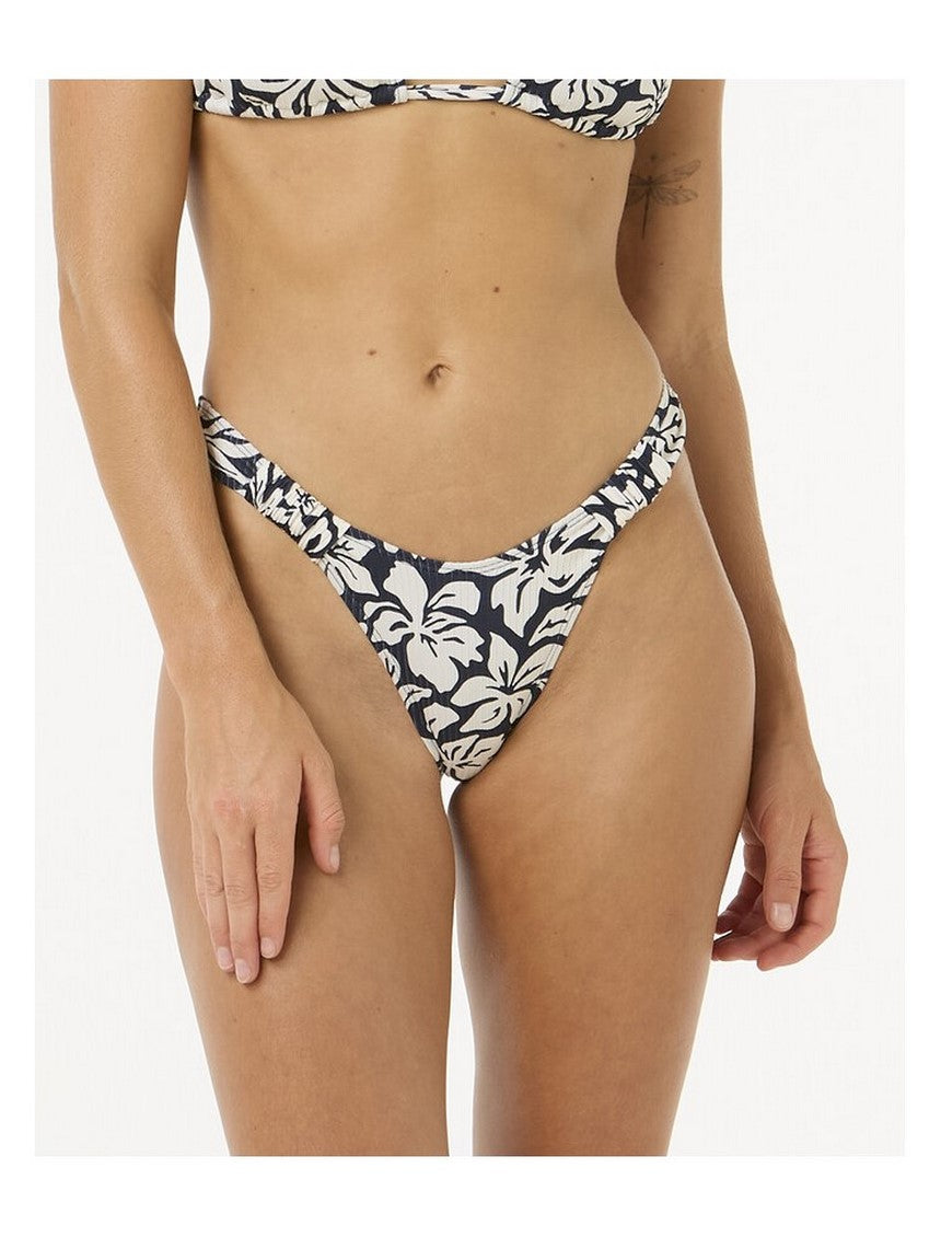 Majtki kąpielowe RIP CURL Las Flores High Leg Skimpy granatowe