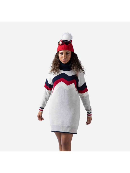 Sweter Rossignol W Mountain Knit Dress szary
