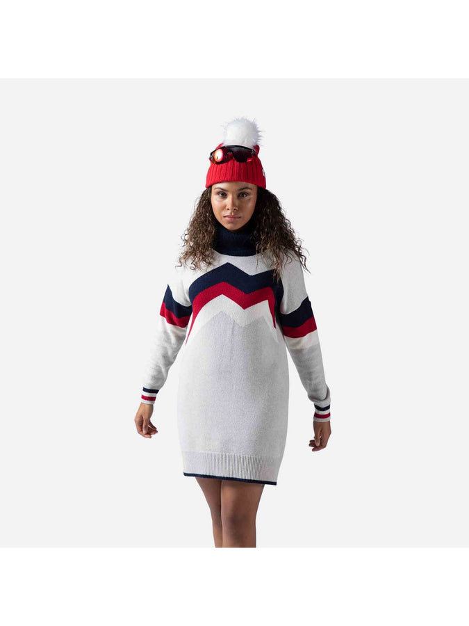 Sweter Rossignol W Mountain Knit Dress szary