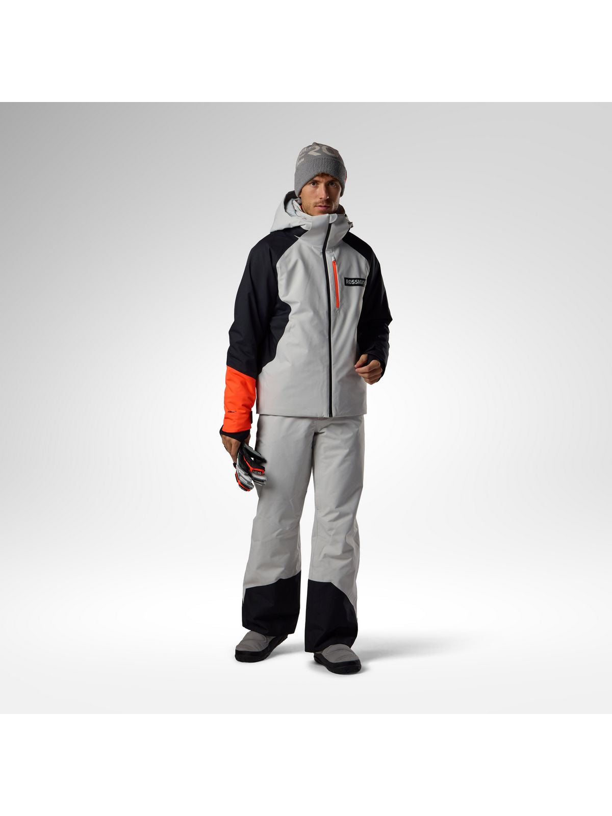 Kurtka narciarska męska ROSSIGNOL M Hero Insulated Ski Jacket szara