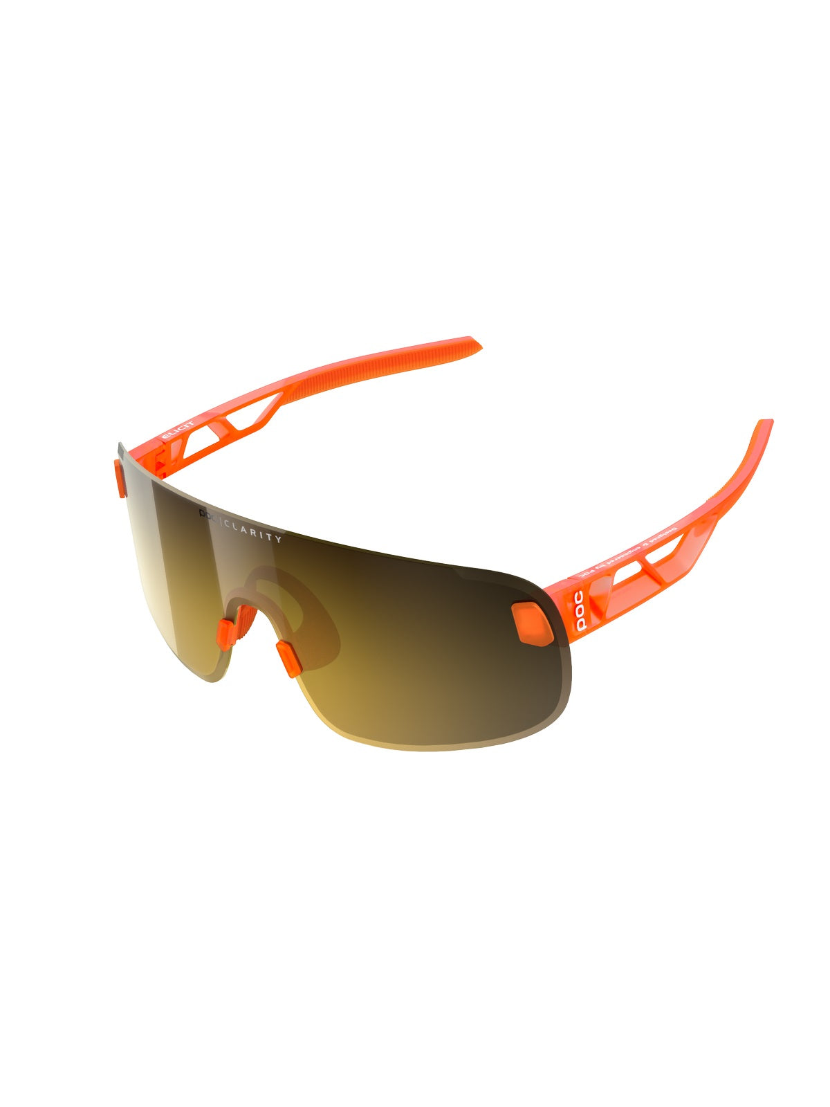 Okulary rowerowe POC Elicit+ orange - Clarity Road/Partly Sunny Gold cat 2