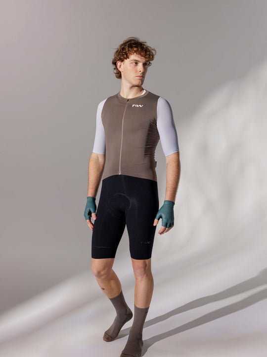Koszulka rowerowa NORTHWAVE Extreme Evo Jersey S/s brązowa
