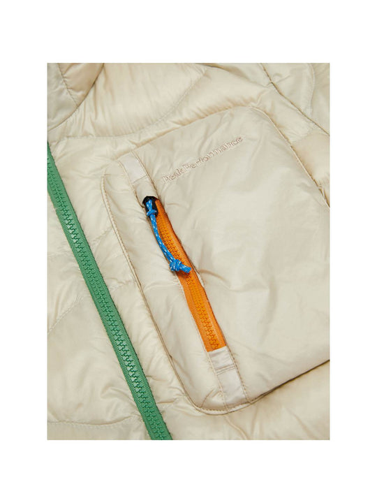 Kurtka puchowa damska PEAK PERFORMANCE Helium Utility Down Hood Jacket Women beżowy
