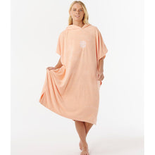 Ponczo męskie RIP CURL Brand Hooded Towel pomarańczowy
