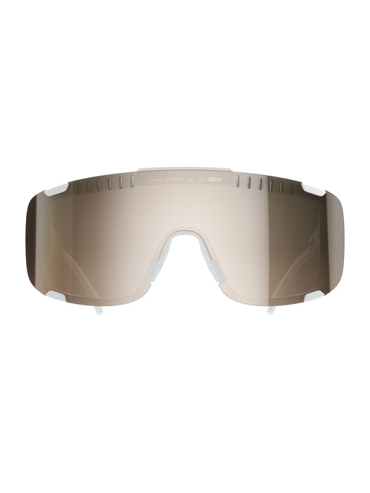 Okulary rowerowe POC Devour Mid biały - Clarity Trail/Partly Sunny Silver Cat. 2
