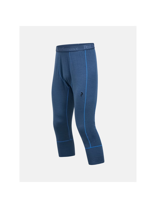 Spodnie Termiczne PEAK PERFORMANCE Magic 3/4 Long Johns Wool-blend Baselayer Men niebieski

