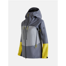 Kurtka Peak Performance W Vislight Gore-Tex Pro Jacket - szary/ciemny szary/limonkowy - Adventure Sports
