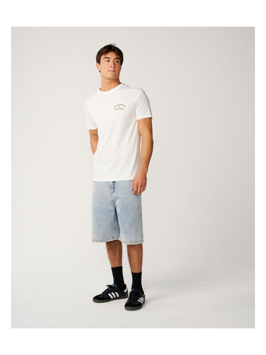 Koszulka męska RIP CURL Desti Animals biała
