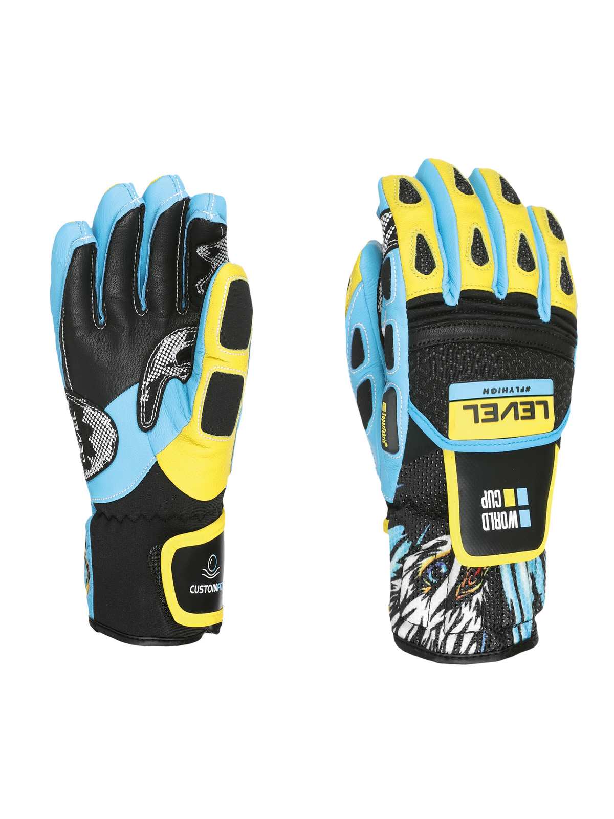 Rękawice narciarskie dziecięce LEVEL Worldcup Jr Cf