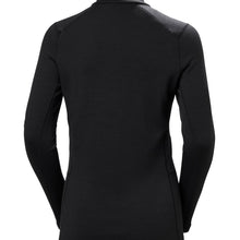 Koszulka damska Helly Hansen W Lifa Merino Midw 1/2 Zip czarny
