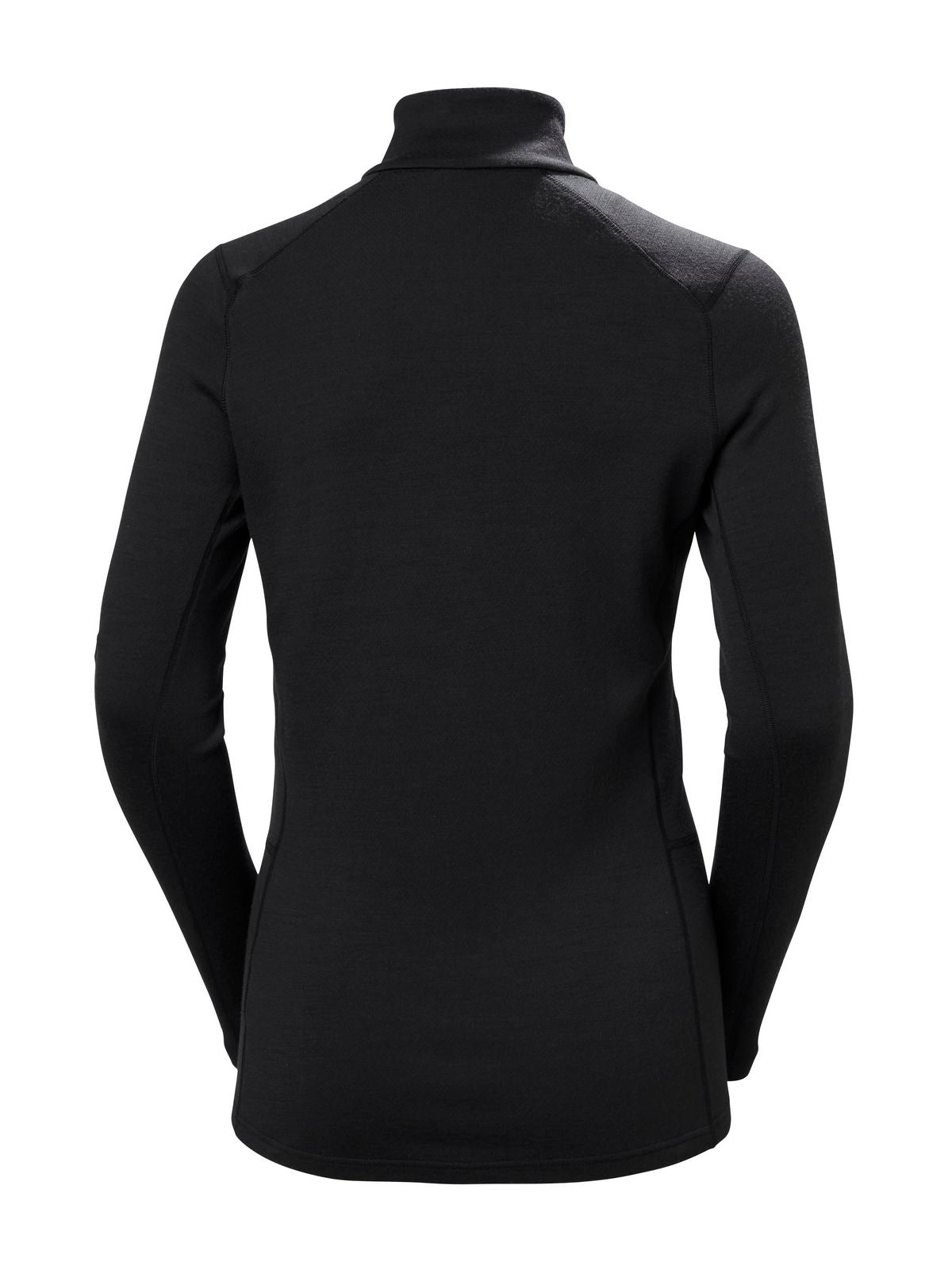 Koszulka damska Helly Hansen W Lifa Merino Midw 1/2 Zip czarny