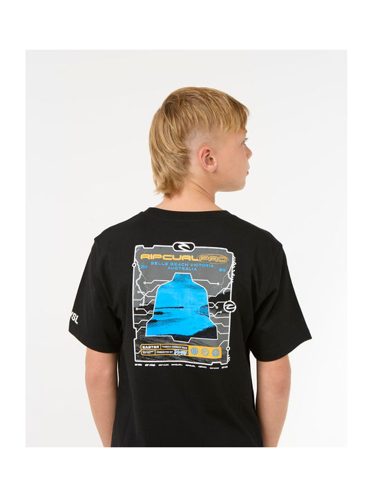 Koszulka RIP CURL Rip Curl Pro 25 Event Tee-Kid czarny
