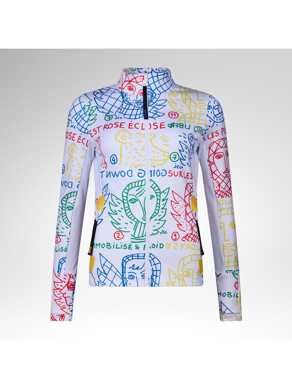 Bluza damska ROSSIGNOL W Jcc Fleece Jacket multikolor