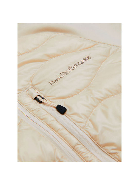 Damska kurtka puchowa Peak Performance W Helium Down Hybrid Hood beżowy
