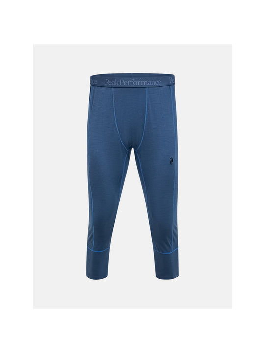 Spodnie Termiczne PEAK PERFORMANCE Magic 3/4 Long Johns Wool-blend Baselayer Men niebieski
