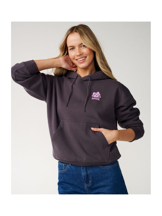 Bluza damska RIP CURL Surf Puff Heritage Hood P/P brązowa
