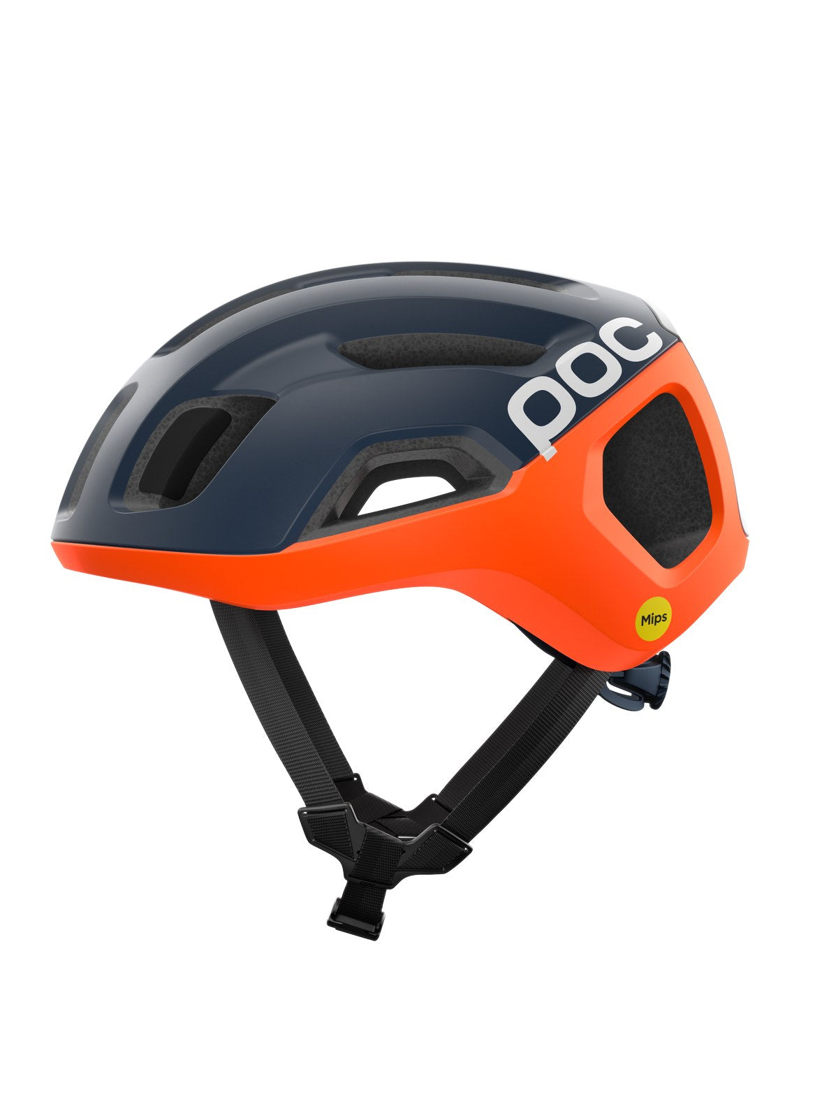 Kask rowerowe POC Ventral Air MIPS granatowo pomarańczowy