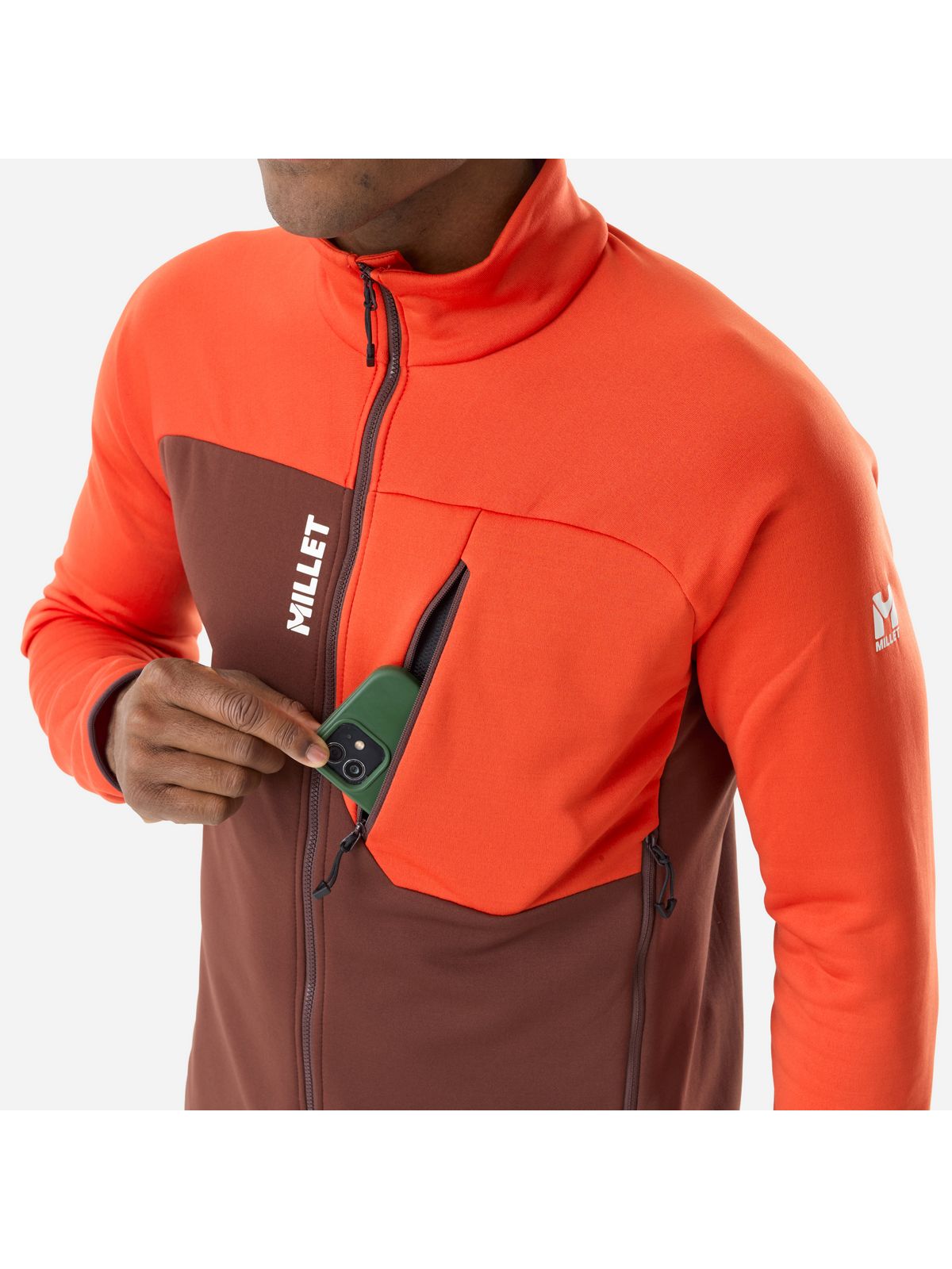 Bluza męska MILLET M Seneca Fleece Jkt M multikolor