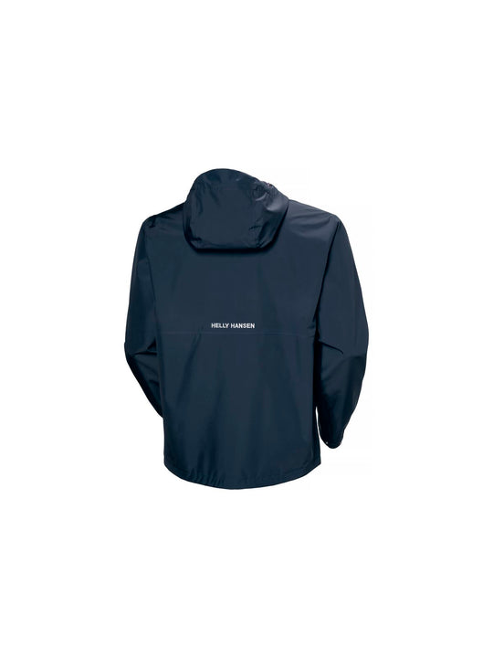 Kurtka męska HELLY HANSEN SANDOY RAIN JACKET granatowa - Adventure Sports
