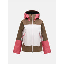 Kurtka narciarska juniorska PEAK PERFORMANCE Gravity HIPE 2L Insulated Shell Jacket brązowa
