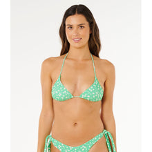 Góra bikini RIP CURL Surf Side Sliding Tri zielona
