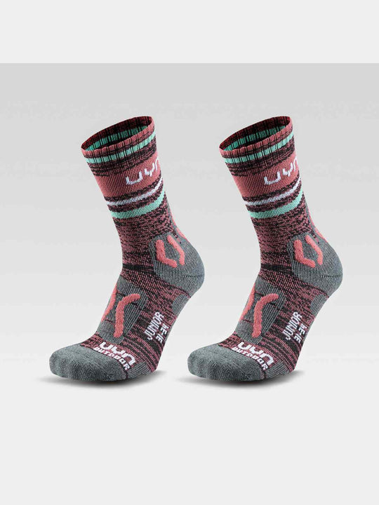 Skarpety dziecięce UYN Jr Outdoor Explorer 2 pary różowy
