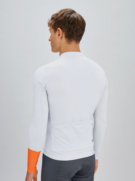 Koszulka rowerowa POC M's Cadence L/S Jersey biała
