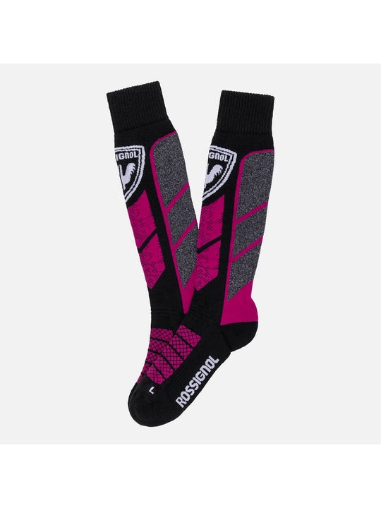 Skarpety narciarskie damskie ROSSIGNOL W Thermotech Socks różowe

