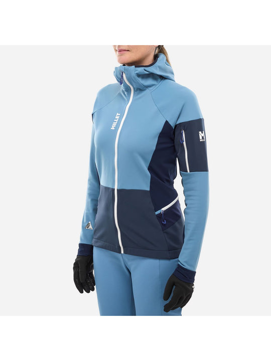 Kurtka narciarska MILLET PIERRAMENT HOODIE niebieska
