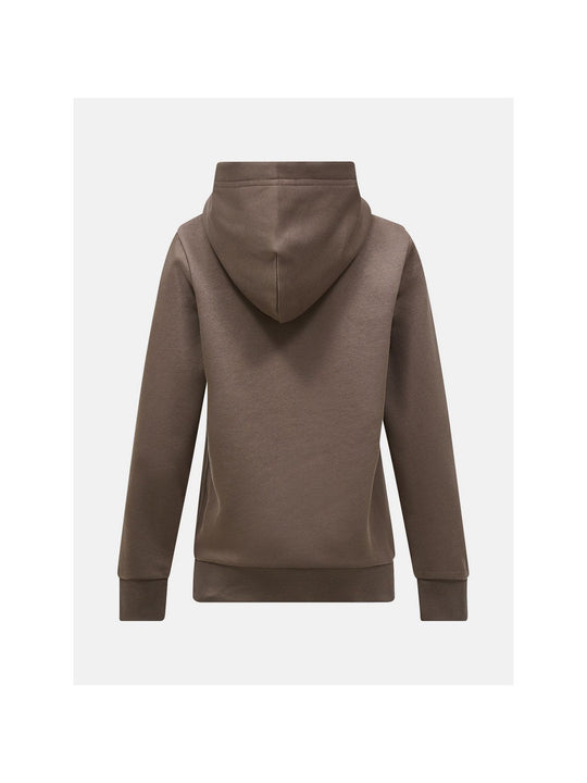 Bluza juniorska PEAK PERFORMANCE Original Hood Brazowy brązowa
