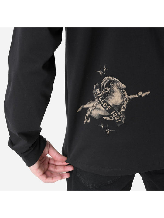 Koszulka męska MILLET M Cimai Collab Ts Ls M czarna
