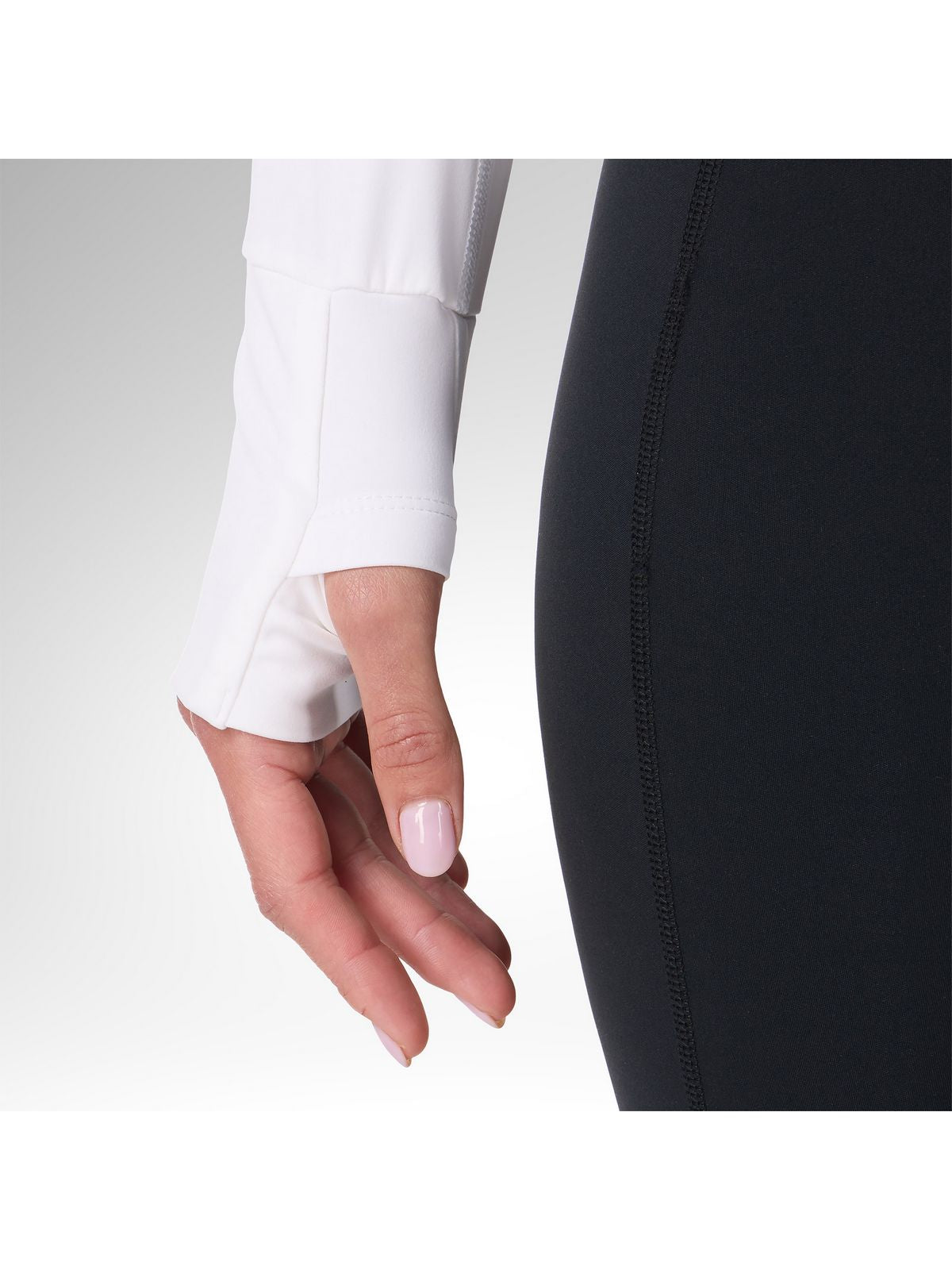 Bluza damska ROSSIGNOL W Half Zip First Layer biała
