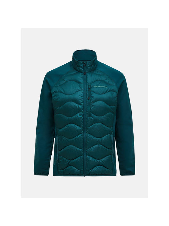 Kurtka puchowa męska PEAK PERFORMANCE M Helium Down Hybrid Jacket kolor zielony

