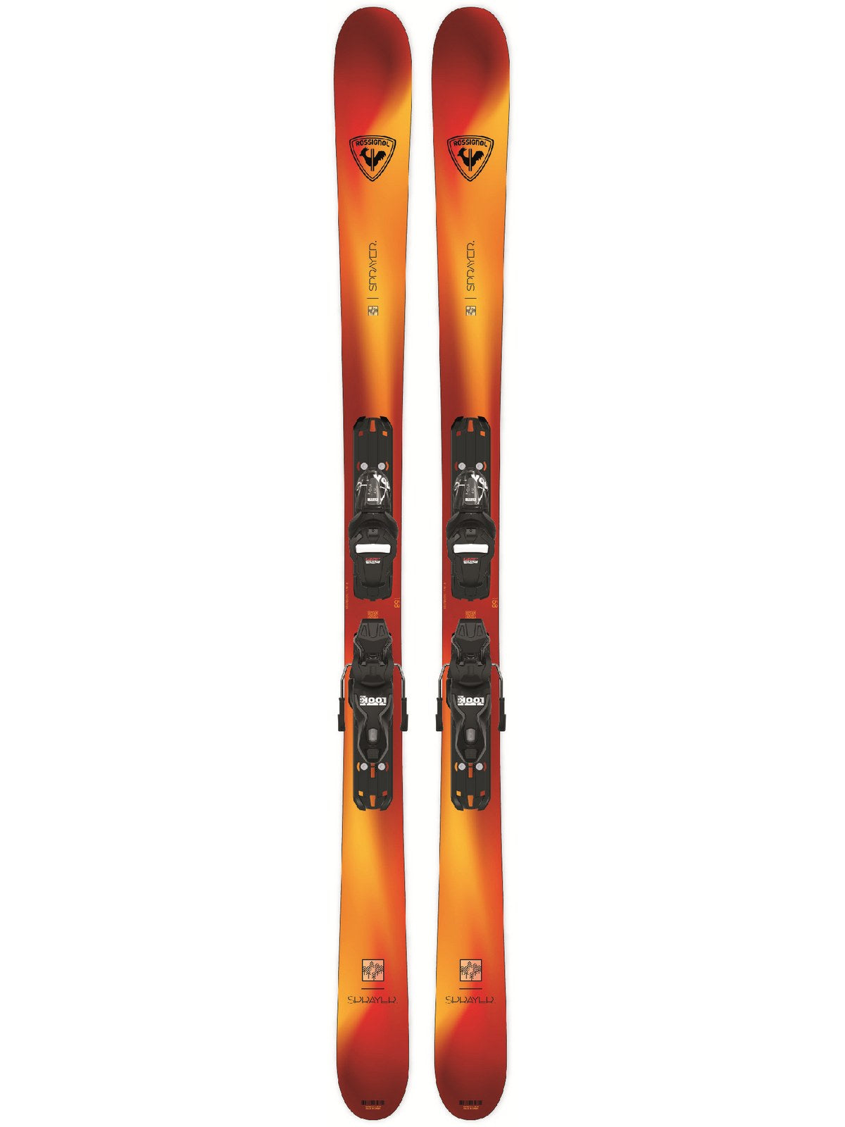 Narty freeride junior ROSSIGNOL Sprayer Pro + wiązania LOOK Xpress 10 GW B83